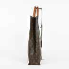Louis Vuitton Sac Plat M51140 Monogram Canvas Brown Used Tote Bag 09E192530010