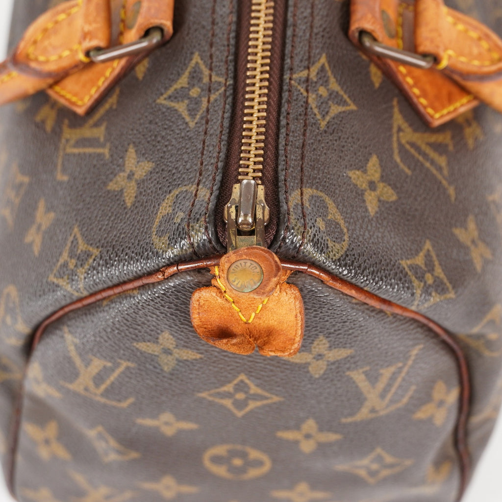 Authentic Louis Vuitton Monogram Speedy 25 Handbag vintage M41528 06E546578003