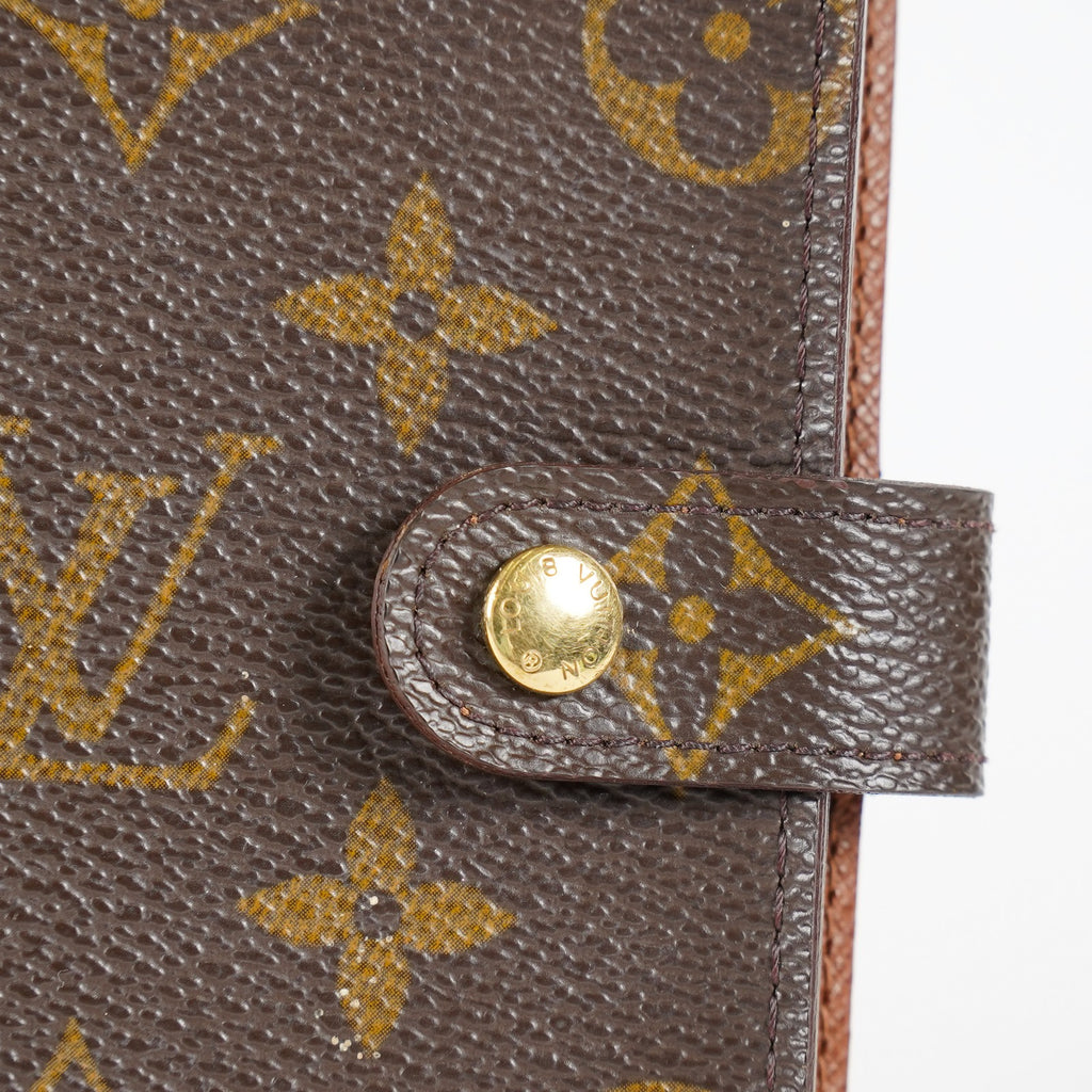 Louis Vuitton Monogram Agenda PM Day Planner Cover Ring Notebook 09M09793101