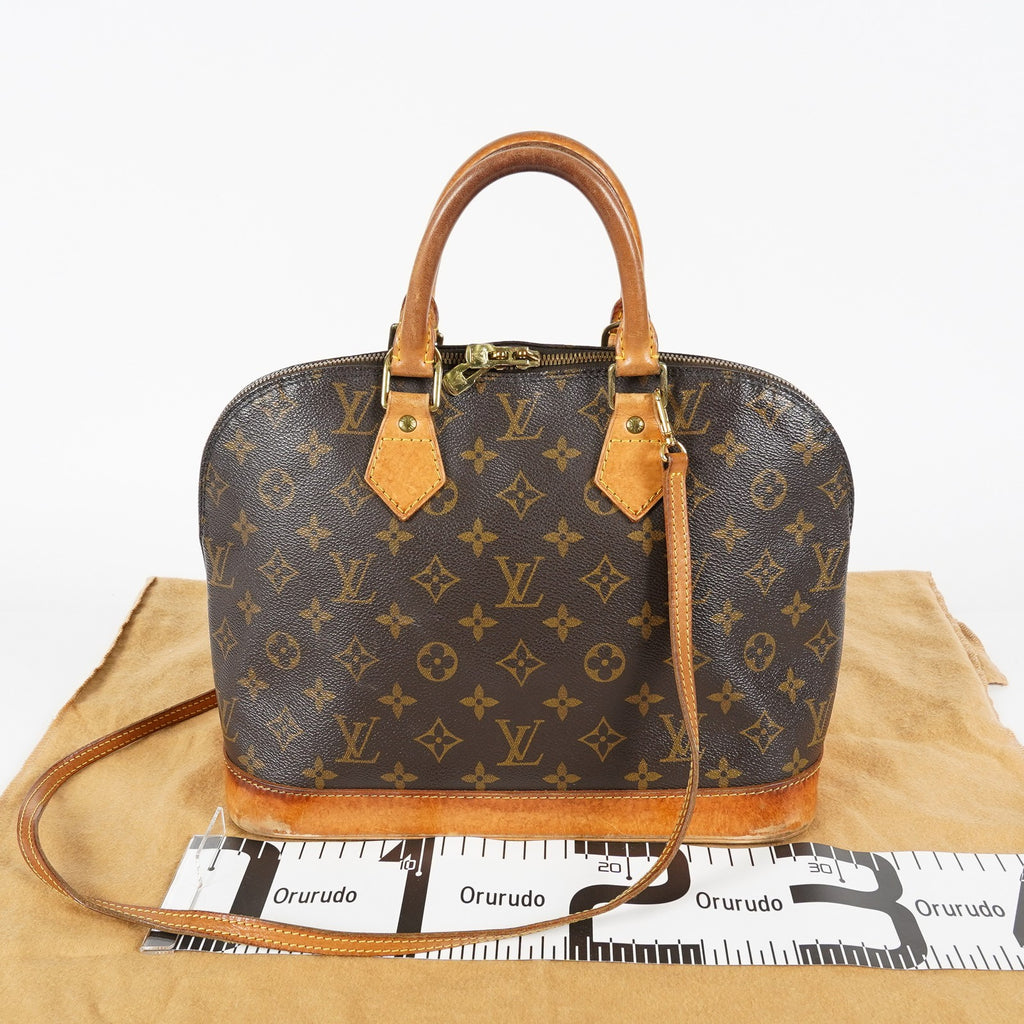 Louis Vuitton Alma PM Monogram Canvas Handbag Brown vintage M51130 07E062970017