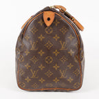 Authentic Louis Vuitton Monogram Speedy 35 M41524 vintage Handbag 05E216160013