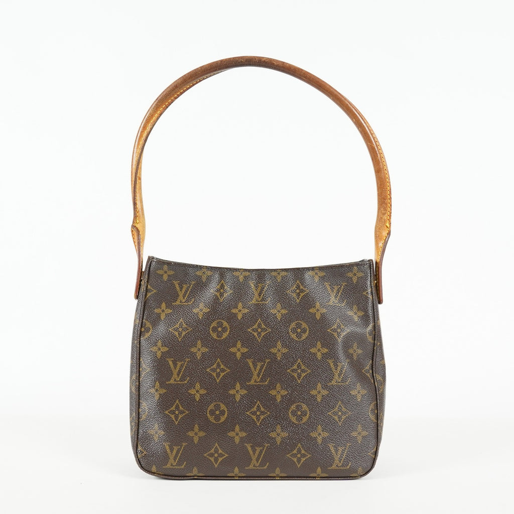 Louis Vuitton Looping MM M51146 Monogram Canvas Brown Shoulder Bag 09E032530011