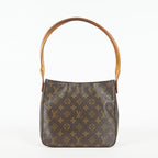Louis Vuitton Looping MM M51146 Monogram Canvas Brown Shoulder Bag 09E032530011
