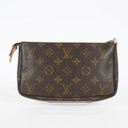 LOUIS VUITTON Pochette Accessoires M51980 Monogram Brown Used Pouch 07A212688431
