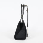 Gucci Jackie Vintage Handbag Shoulder Bag 30cm Black Canvas Leather 07E153190009