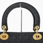 Christian Dior Black Nylon Medium Lady DIOR Bag VINTAGE 12E263850008