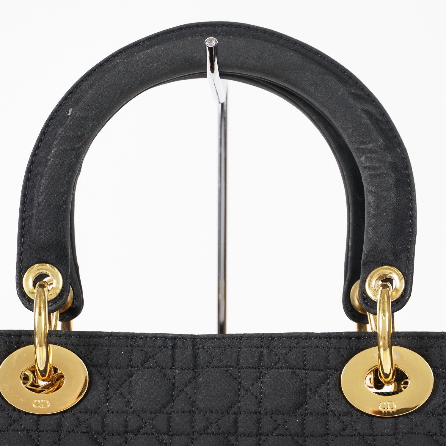Christian Dior Black Nylon Medium Lady DIOR Bag VINTAGE 12E263850008