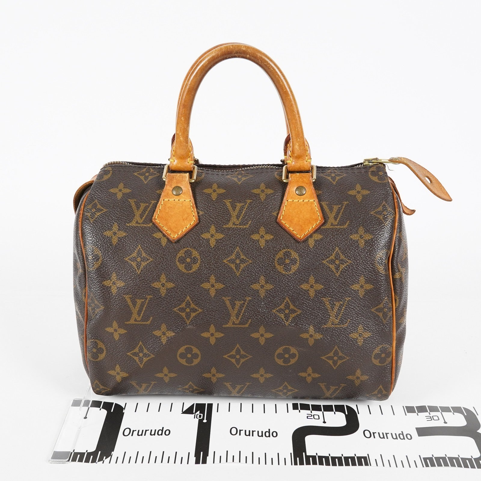 Louis Vuitton Monogram Speedy 25 Brown Canvas Handbag Used M41528 07A256978431