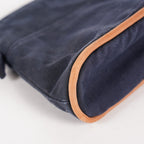 Authentic HERMES Bolide Pouch PM Canvas Black 06E01605027