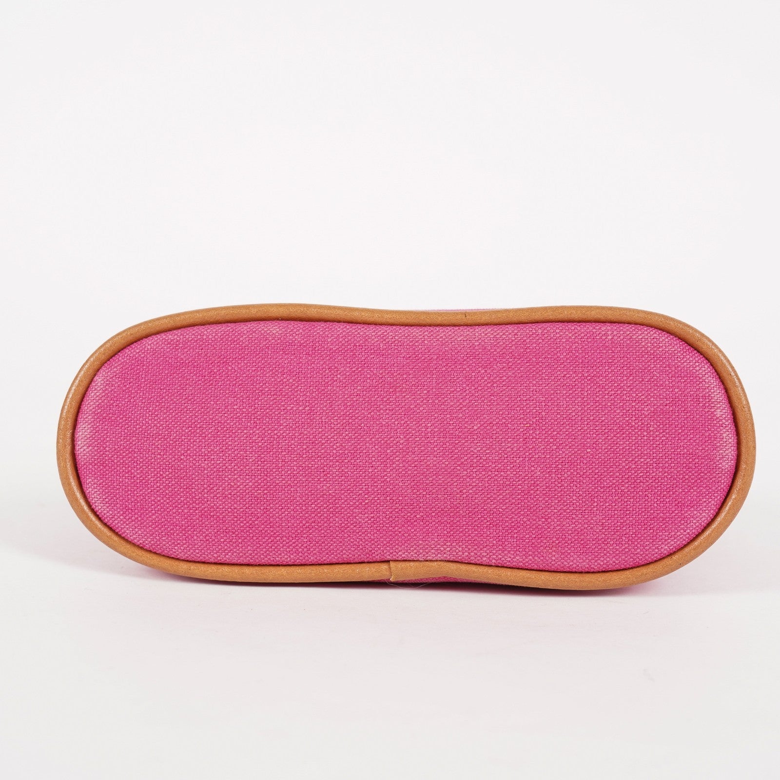 Hermes Bolide Pouch Mini Mini Pink Canvas Leather Used 07E27825001