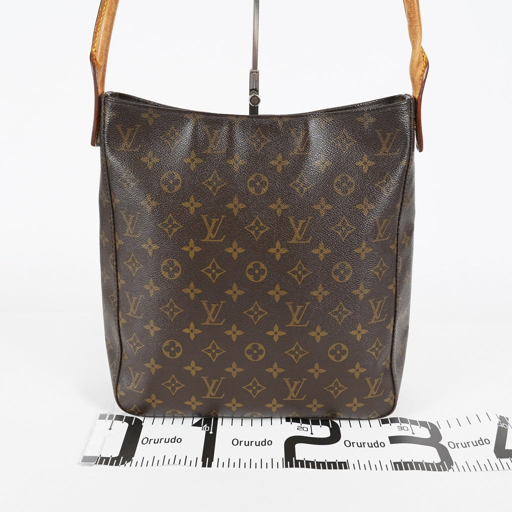 Louis Vuitton Looping GM M51145 Monogram Brown Shoulder Bag Vintage 07E033300019