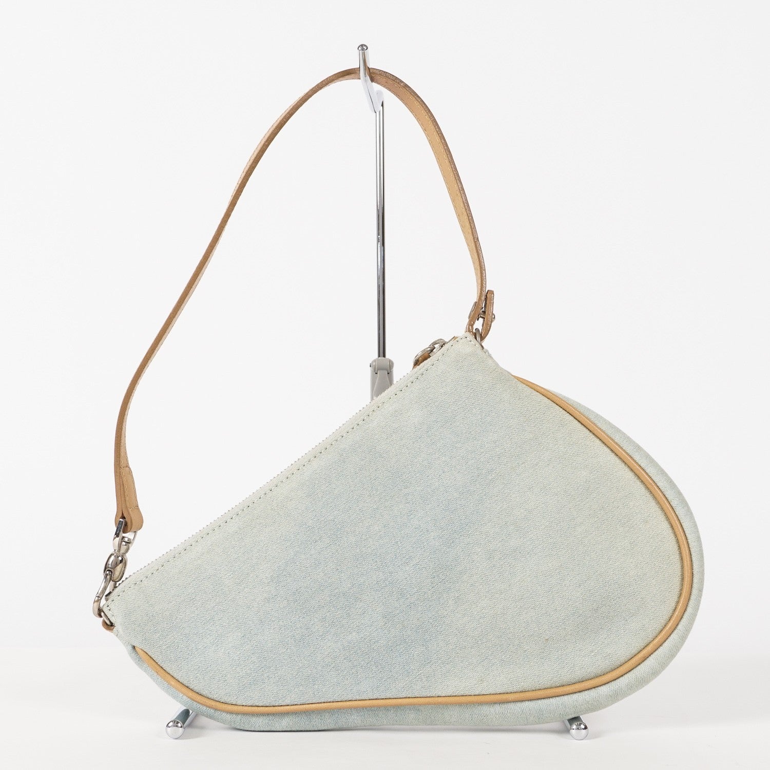 CHRISTIAN DIOR Mini Light Denim Saddle Bag Pouch vintage Y2K 12E124840016