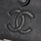 Chanel Black Calfskin Long Wallet Purse 02A052516805