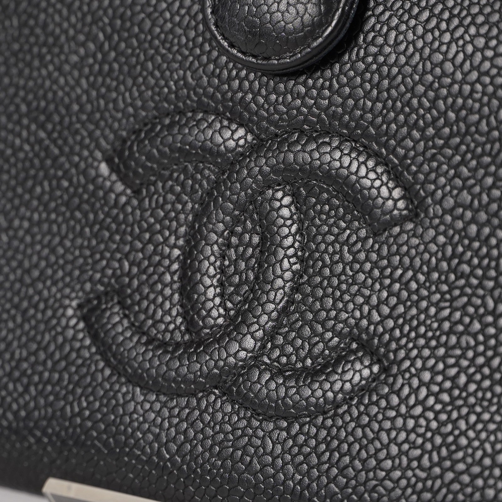 Chanel Black Calfskin Long Wallet Purse 02A052516805