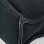 Hermes Fourre-Tout MM Black Canvas Used Tote Shoulder Bag 09M42736508