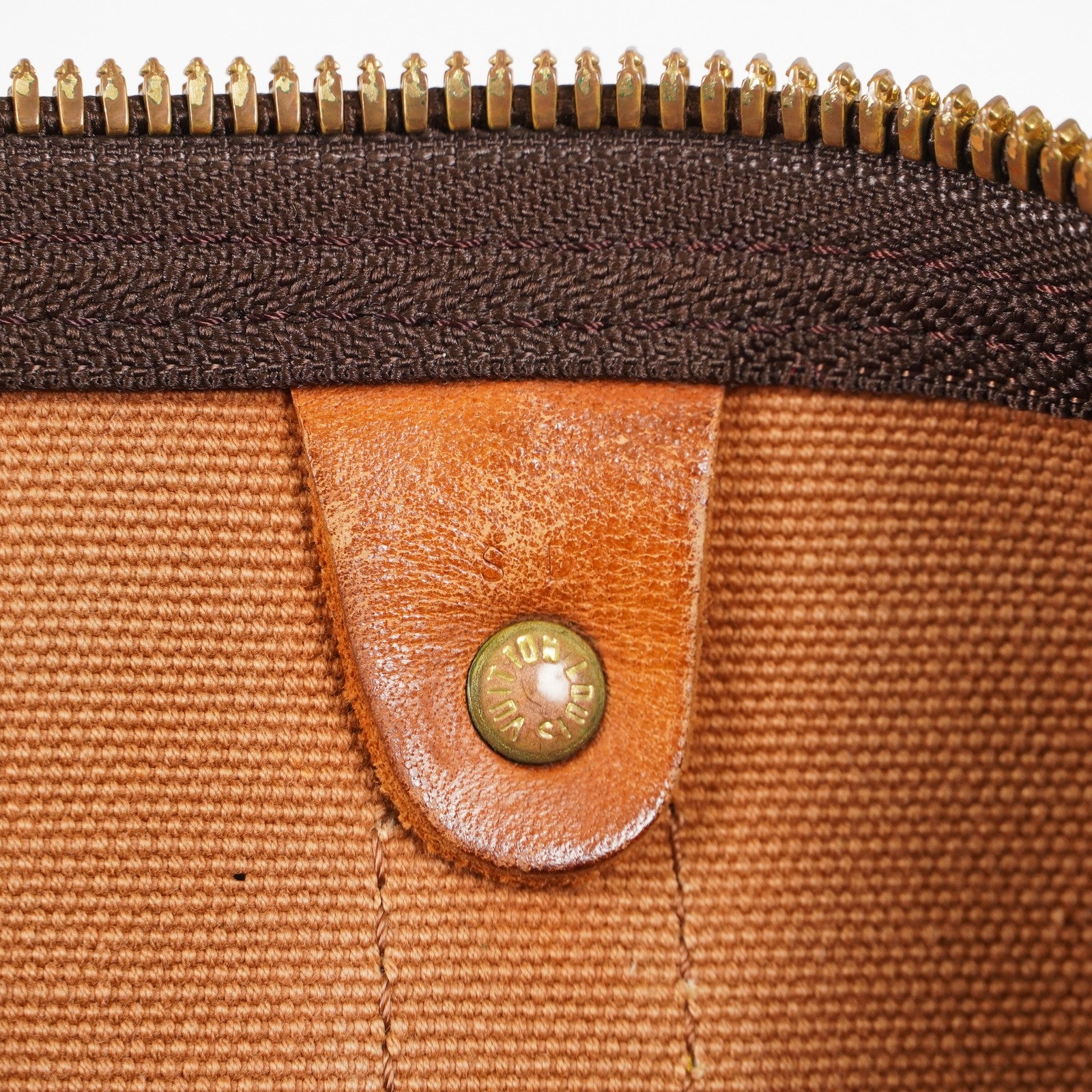 LOUIS VUITTON Keepall 50 Monogram Boston Bag Brown vintage M41426 06E173740010