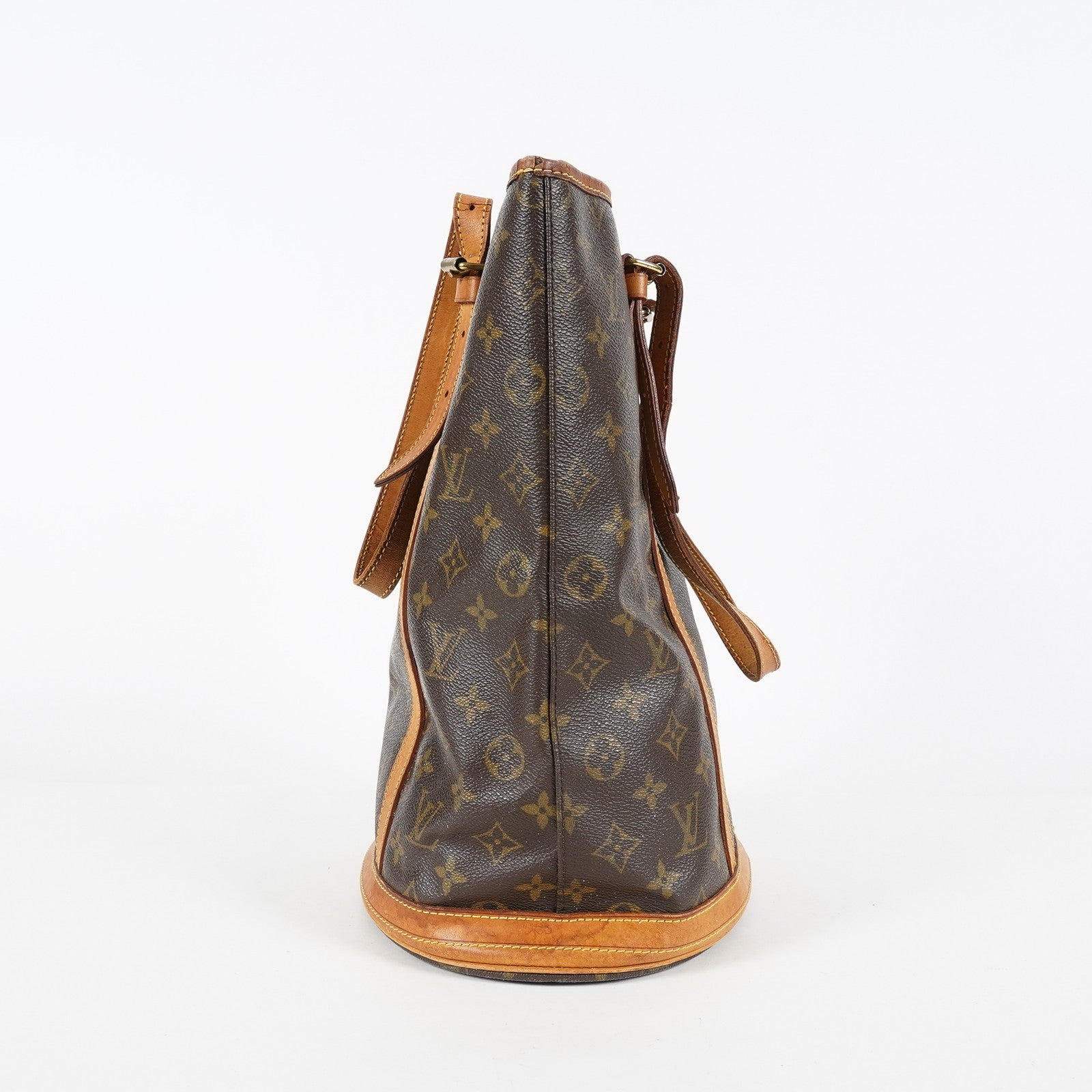 Louis Vuitton Monogram Bucket GM Shoulder Tote Bag Brown M42236 07E191760017