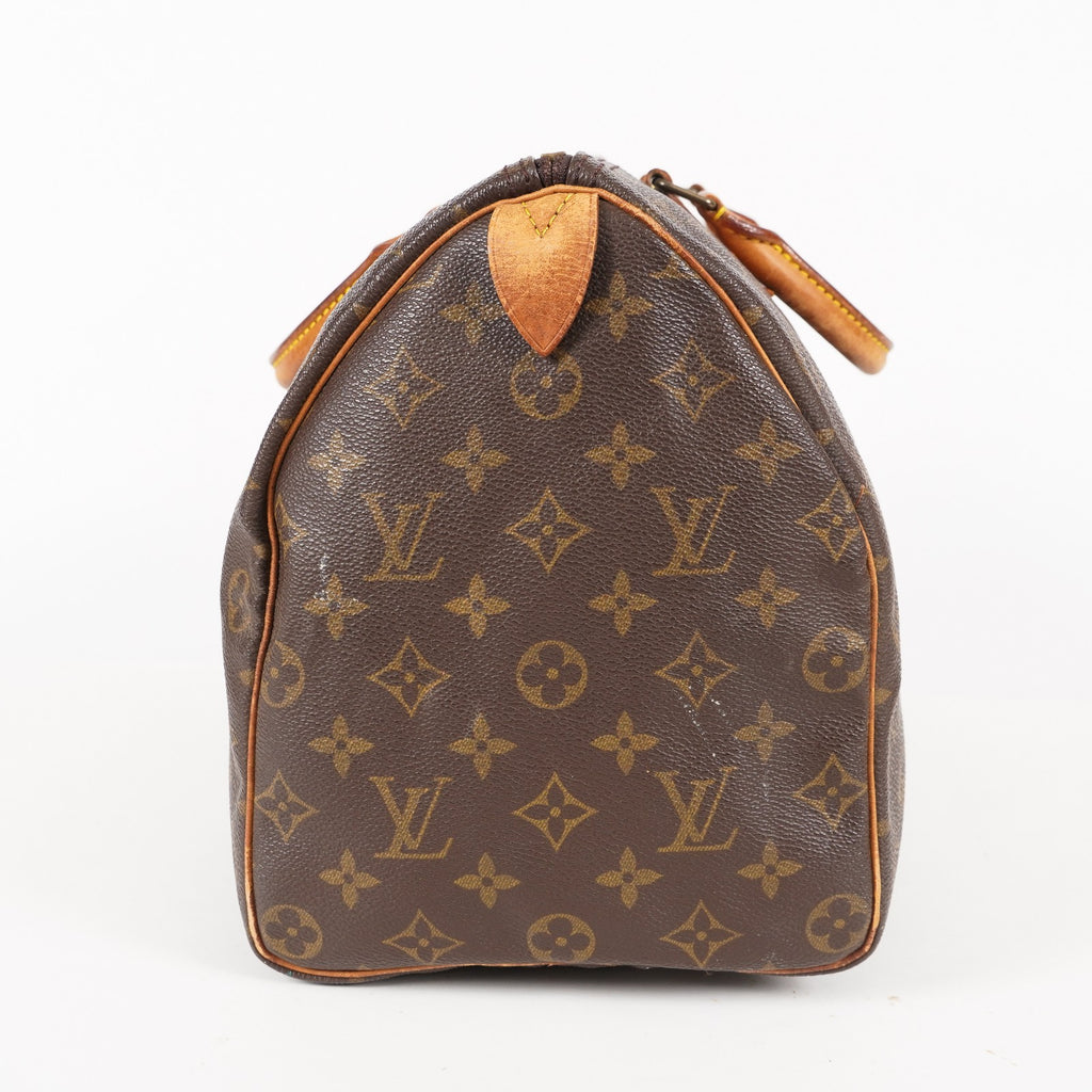 Authentic Louis Vuitton Monogram Speedy 35 Handbag vintage M41524 06E386050002