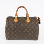 Louis Vuitton Speedy 30 Monogram Canvas Brown Boston Handbag M41526 08E065170002