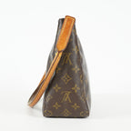 Louis Vuitton Looping MM M51146 Monogram Canvas Brown Shoulder Bag 09E032530011