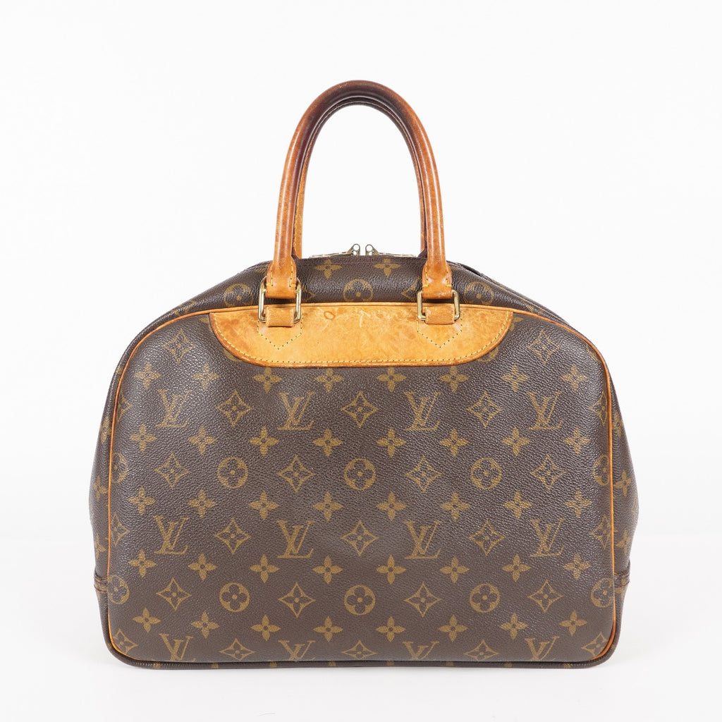 LOUIS VUITTON Deauville Handbag M47270 Monogram canvas Brown 06E102420010
