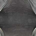 Hermes Herline Tote MM Gray Canvas Silver HW Bag Used Vintage Purse 07E22605005