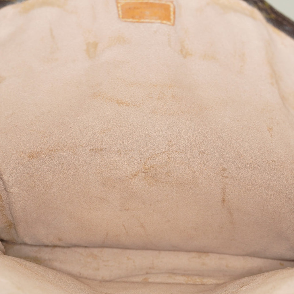 Louis Vuitton Sac Plat Monogram Canvas Hand Tote Bag Brown M51140 08E412310010