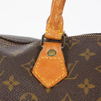 Louis Vuitton Speedy 35 Monogram Brown Boston Hand Bag M41524 Used 08E104070012