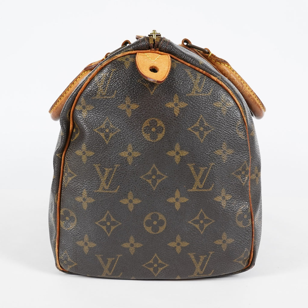 Louis Vuitton Speedy 30 M41526 Monogram Canvas Bag Brown Vintage 07A064118408