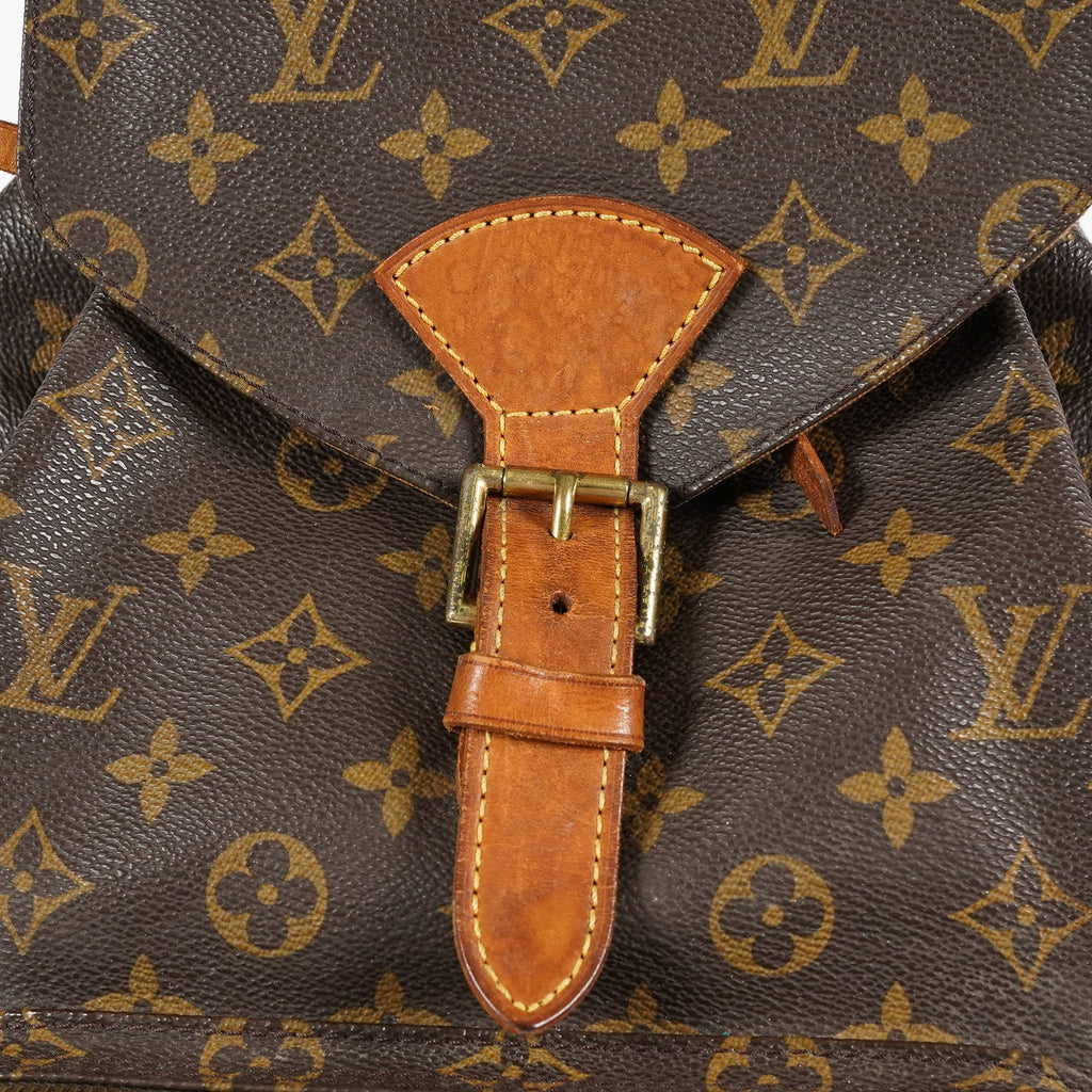 Louis Vuitton M51135 Monogram Montsouris GM Backpack Brown Used 07E074730027