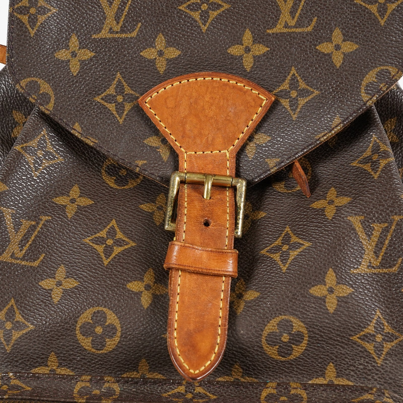 Louis Vuitton M51135 Monogram Montsouris GM Backpack Brown Used 07E074730027