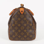 Authentic Louis Vuitton Monogram Speedy 35 M41524 Handbag used 06E465948803