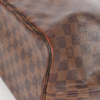 Louis Vuitton Neverfull MM Damier Ebene Red Interior Tote 05E053410016