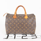 Authentic Louis Vuitton Monogram Speedy 30  Handbag M41526 vintage 05E273960029
