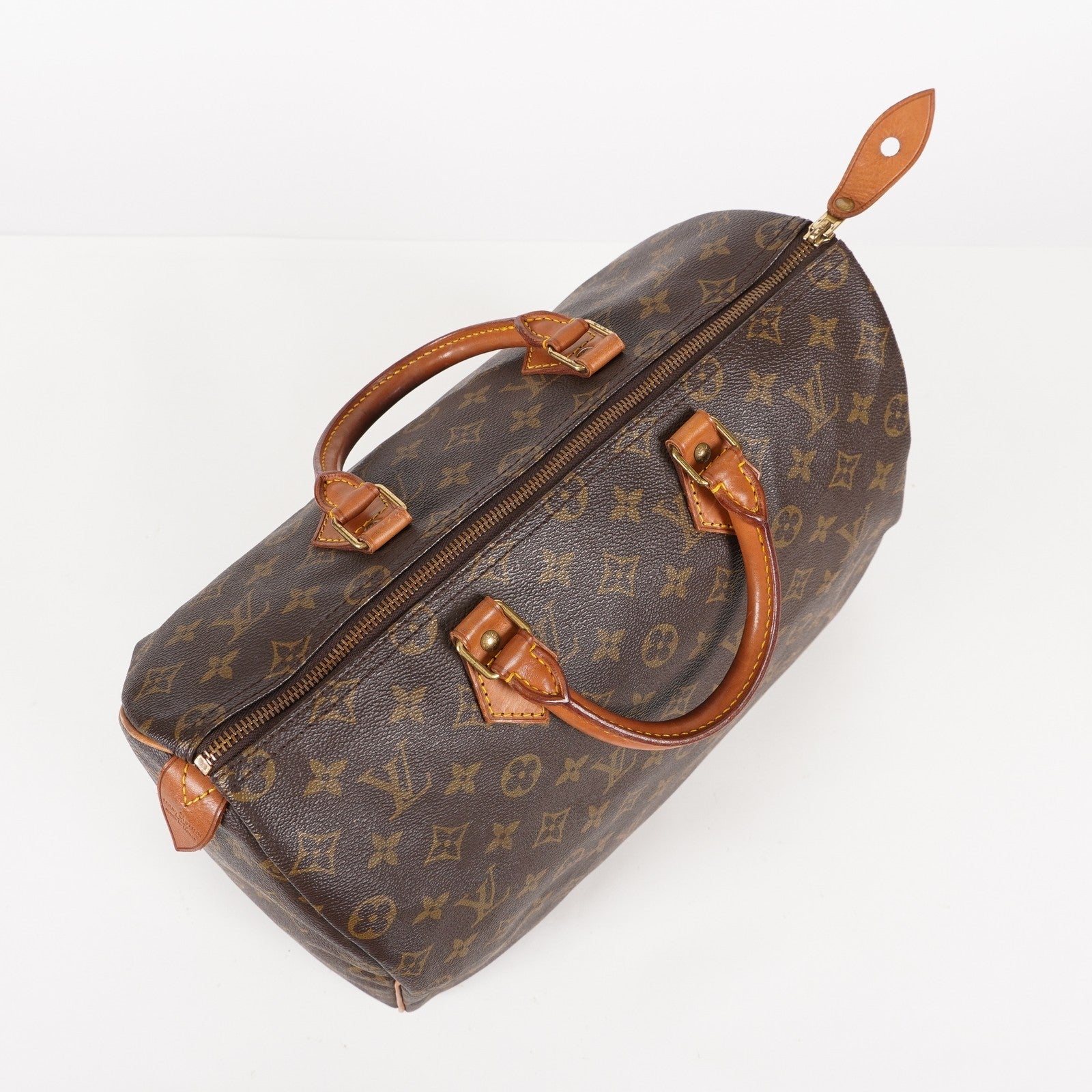 Authentic Louis Vuitton Monogram Speedy 35 M41524 Handbag used 06E465948803