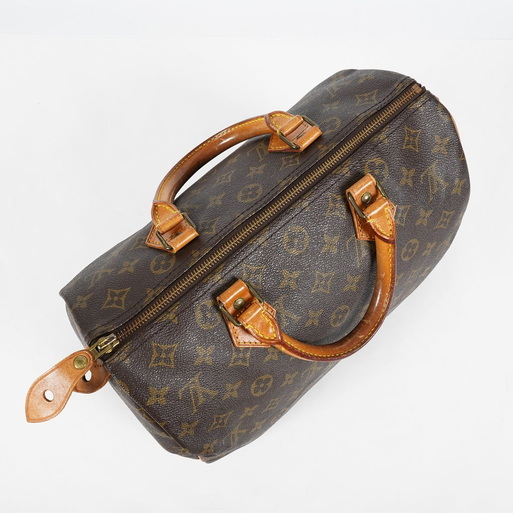 Louis Vuitton Speedy 30 M41526 Monogram Canvas Boston Bag Vintage 07A026520814