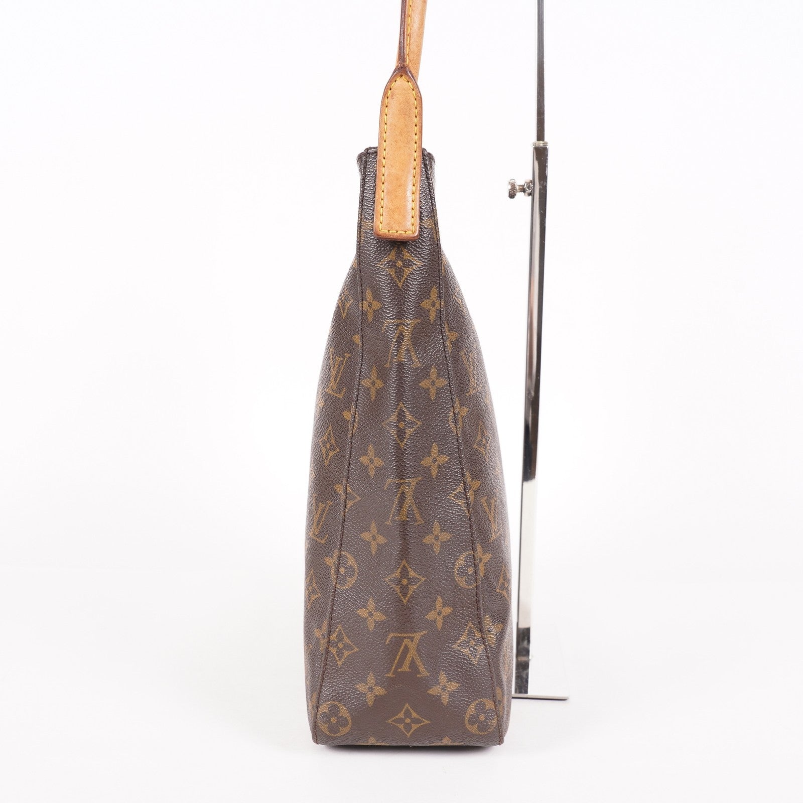 Louis Vuitton Monogram Looping GM Shoulder Bag Brown M51145 Vintage 07E143410005