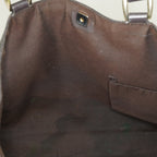Gucci Abbey Tote Bag Beige GG Canvas Leather Shoulder Bag Vintage 09M032266016