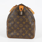 Louis Vuitton Speedy 35 M41107 Monogram Brown Hand Bag Used Vintage 07E076710016