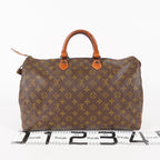 Authentic Louis Vuitton Monogram Speedy 40 Hand M41522 Boston Bag 06E044070015