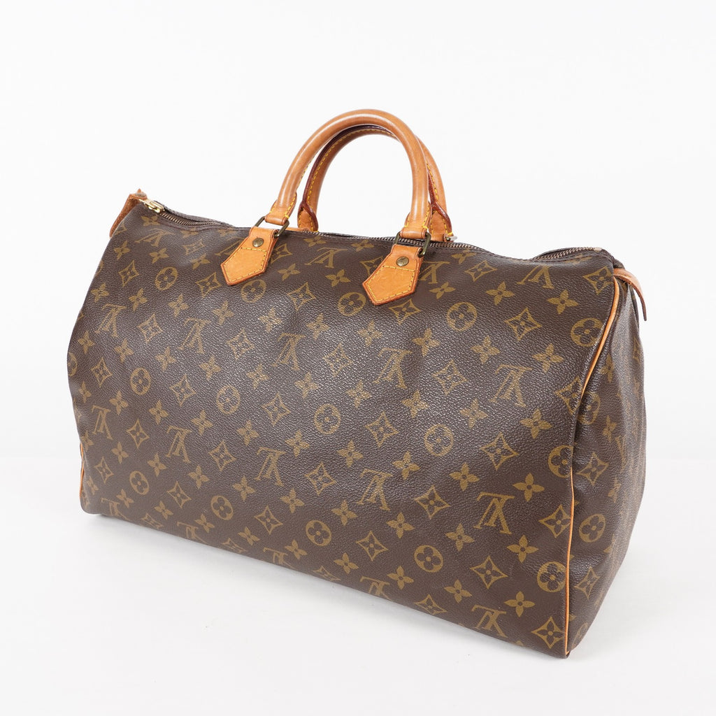 Authentic Louis Vuitton Monogram Speedy 40 Hand Bag vintage M41522 05E016050013