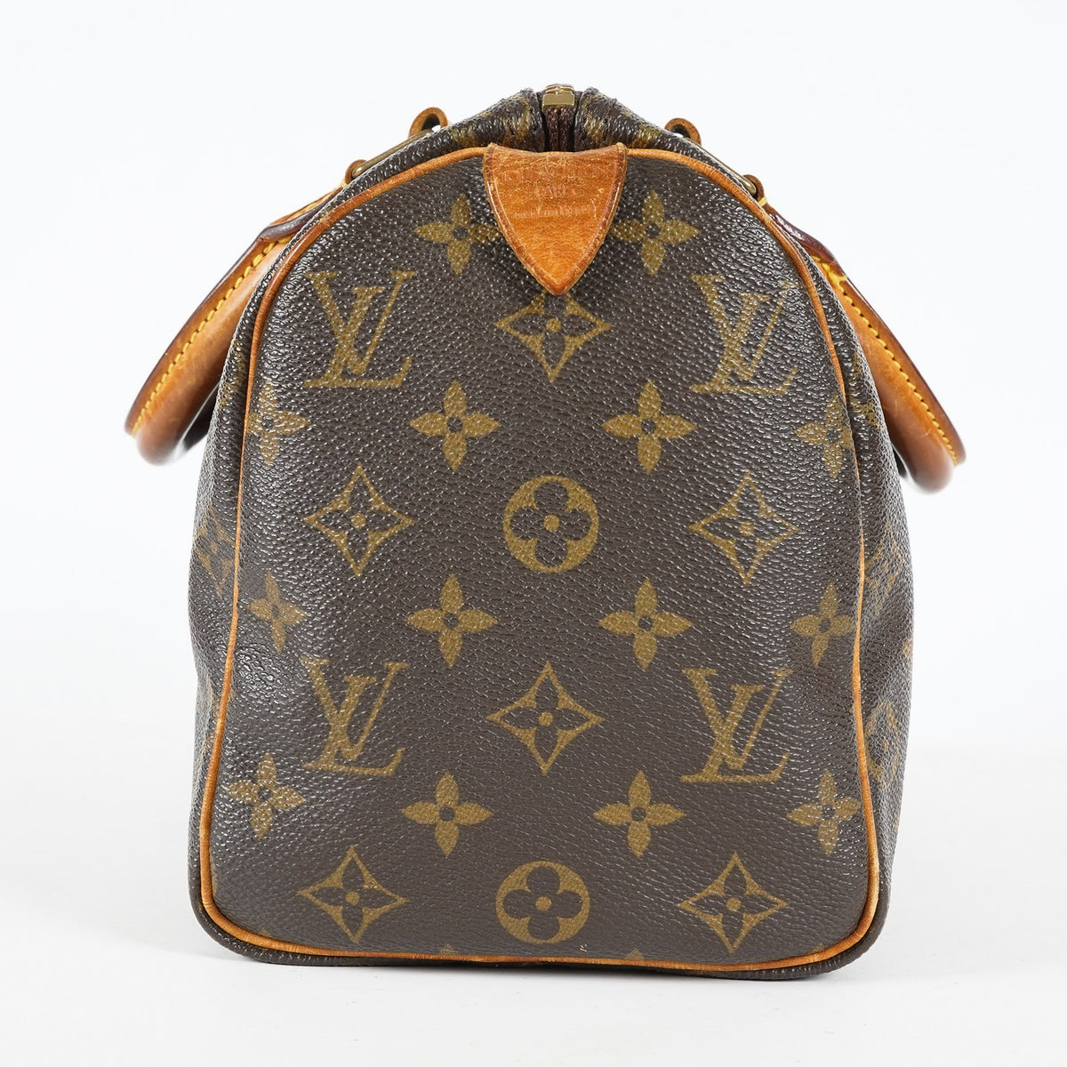 Louis Vuitton Speedy 25 M41528 Monogram Canvas Brown Used Handbag 09M346344808
