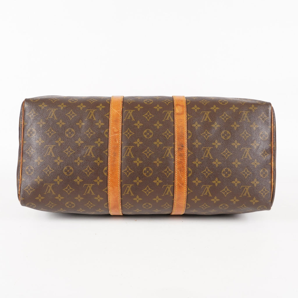 LOUIS VUITTON Keepall 50 Monogram Boston Bag Brown vintage M41426 06E173740010