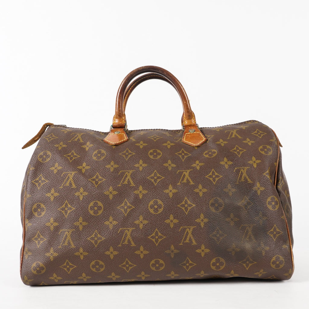 Authentic Louis Vuitton Monogram Speedy 35 M41524 Handbag VINTAGE 12E203960020