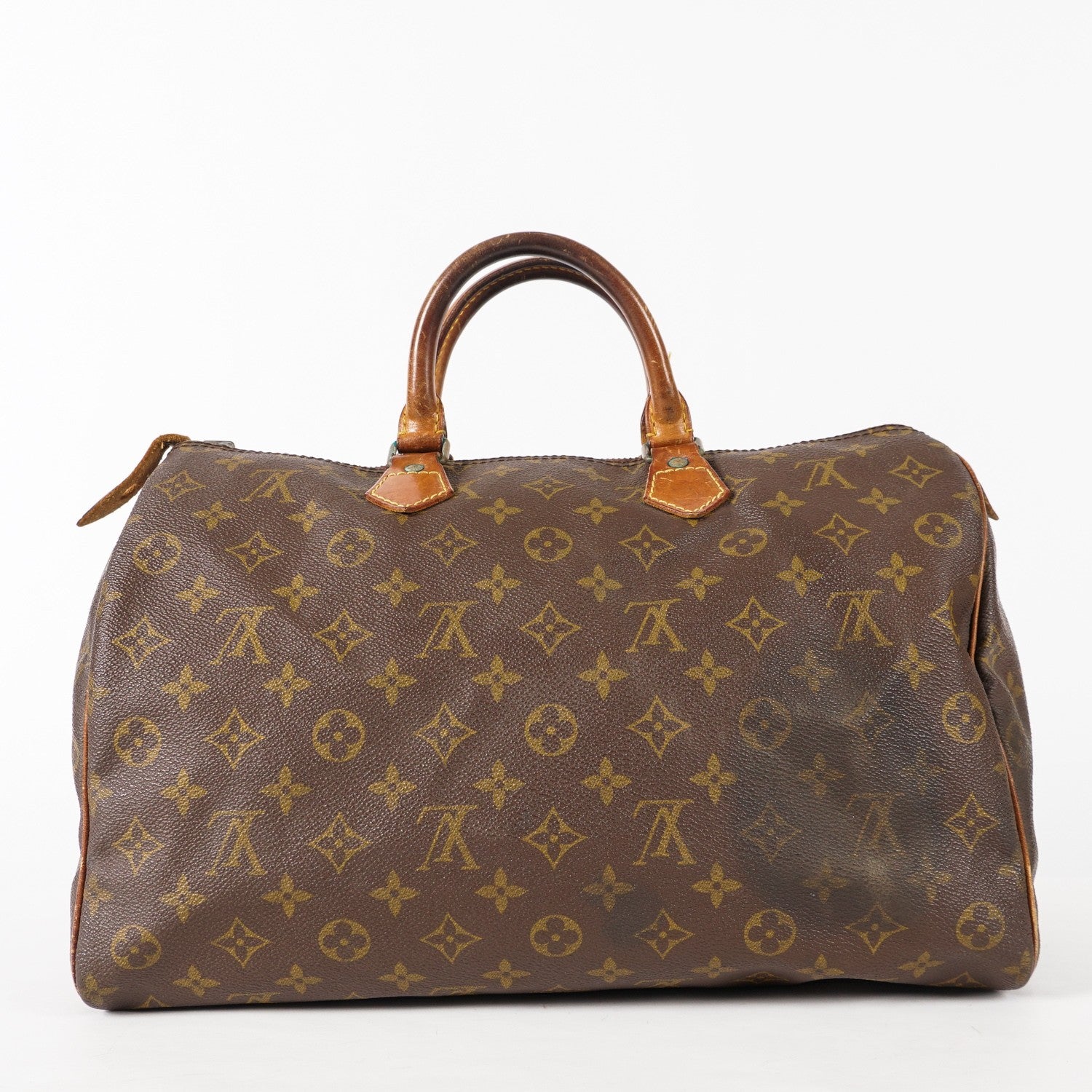Authentic Louis Vuitton Monogram Speedy 35 M41524 Handbag VINTAGE 12E203960020