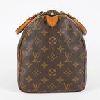 Louis Vuitton Monogram Speedy 30 Handbag Boston Bag M41526 Brown 07E045170010