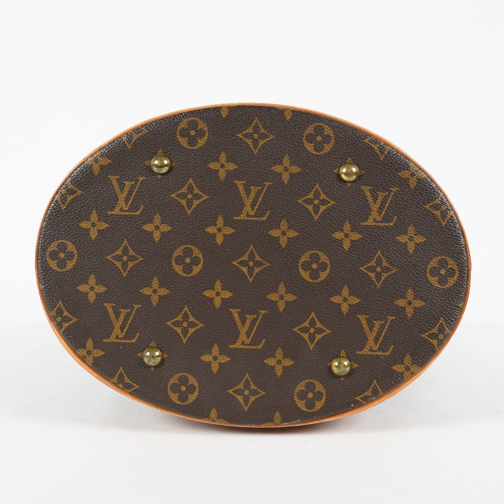Louis Vuitton Monogram Bucket GM Shoulder Tote Bag Brown M42236 07E202860017