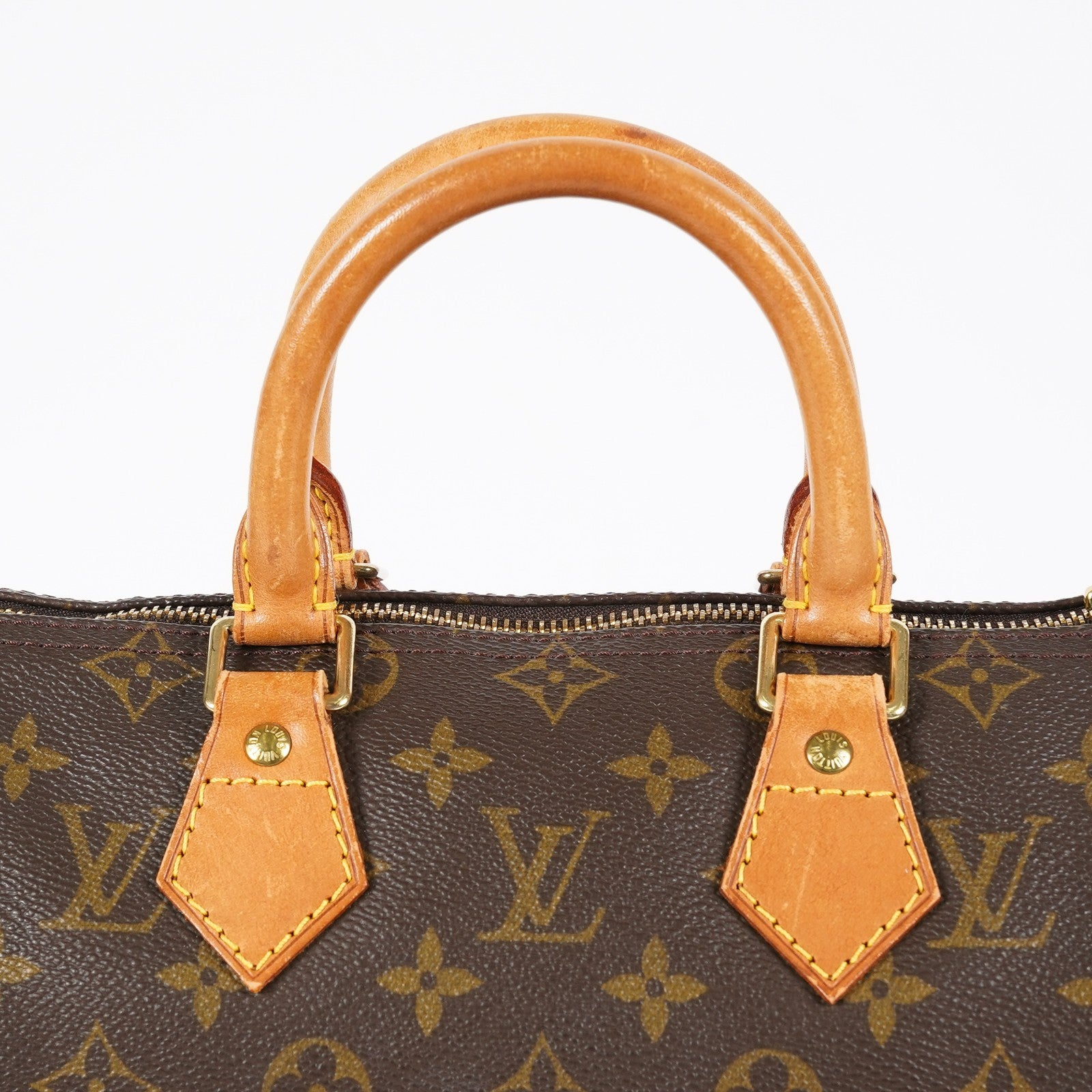 Louis Vuitton Speedy 25 M41109 Monogram Brown Boston Hand Bag Used 07E148030015