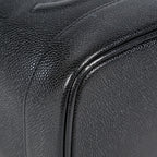 Chanel Caviar Skin CC Vanity Bag 16cm Black Leather Vintage Used 07E016820029