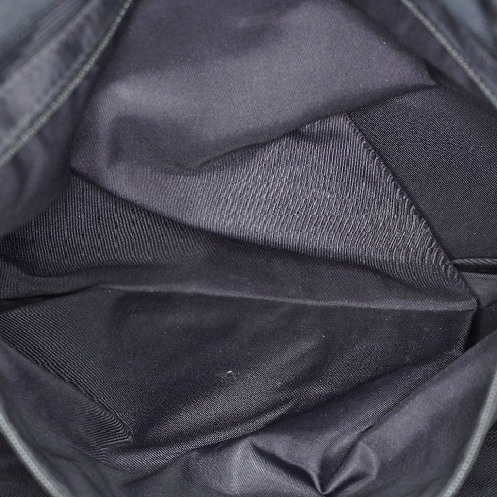 Chanel Travel Line Tote Bag Black Nylon Leather Used Handbag 09M321359608